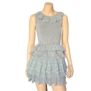 TWELVE BY TWELVE Gray Sleeveless Dress S